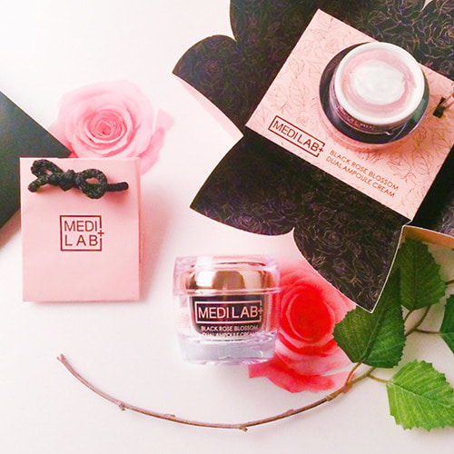 [DAYCELL] MEDI LAB Black Rose Blossom Dual Ampoule Cream 50ml - Special Care Professional Cosmetics, DAYCELL! 