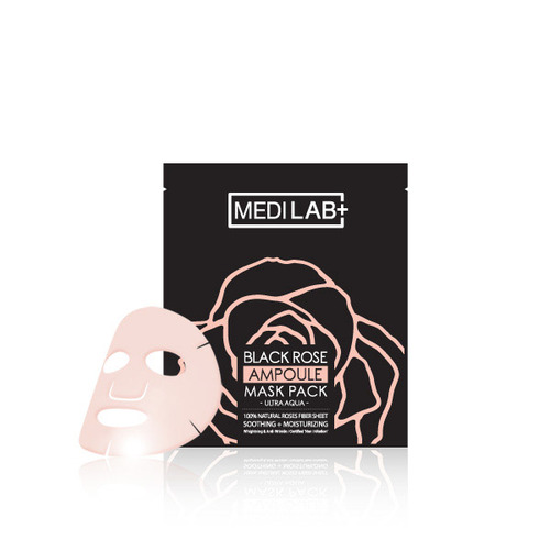 [DAYCELL] MEDI LAB Black Rose Ampoule Mask Pack (Ultra Aqua) 25g - Special Care Professional Cosmetics, DAYCELL! 